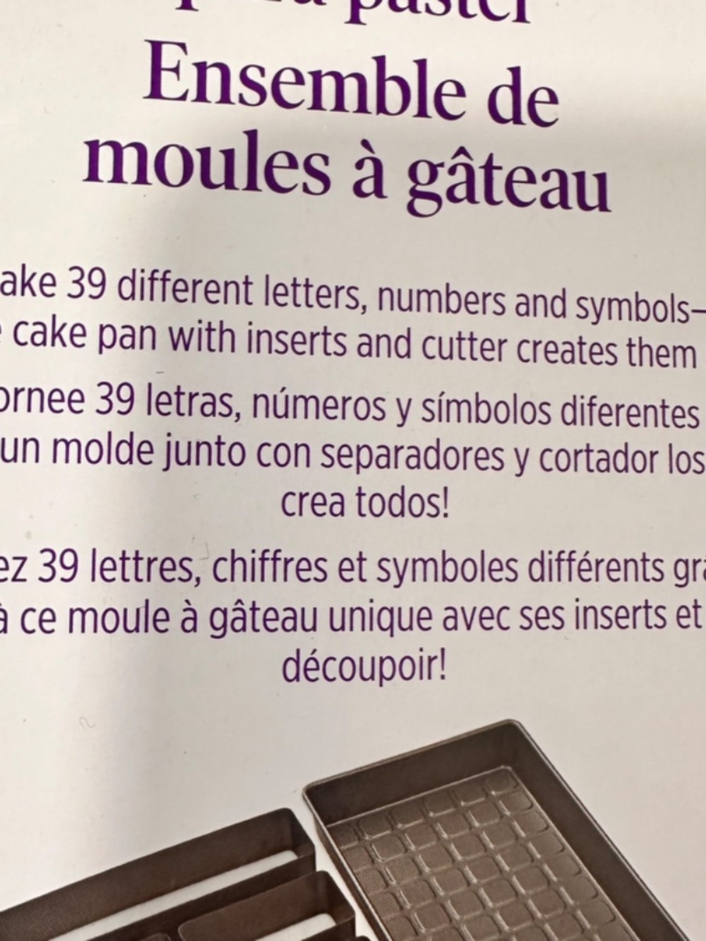 NEW Wilton Countless Celebrations Cake Set Alphabet Numbers Baking Tin Set - Picture 7 of 9